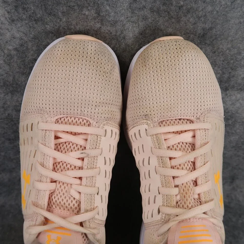 Under Armour Shoes Womens 10 Athletic Trainers UA Surge SE Running Sports Peach